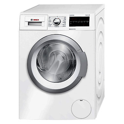 Bosch WAT28420GB Freestanding Washing Machine, 8kg Load, A+++ Energy Rating, 1400rpm Spin Speed, White